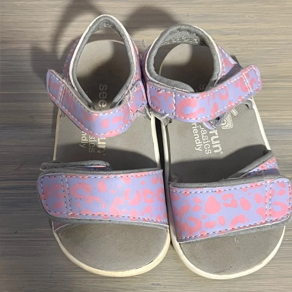 See Kai Run Purple Kids Sandals
